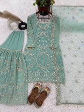 Salwar Kameez Pakistani Indian Wedding Party Wear Dress Bollywood Suit Sharara