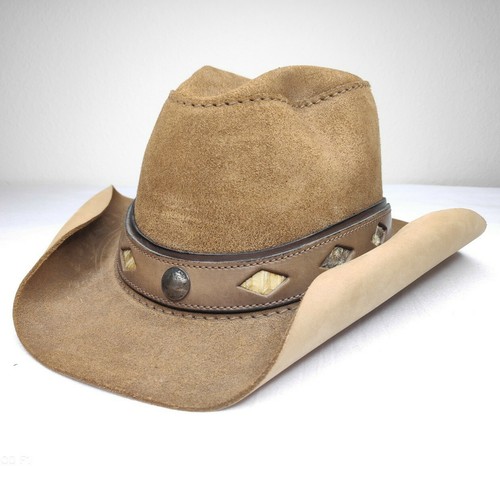 Head N' Home Leather Cowboy Hat 