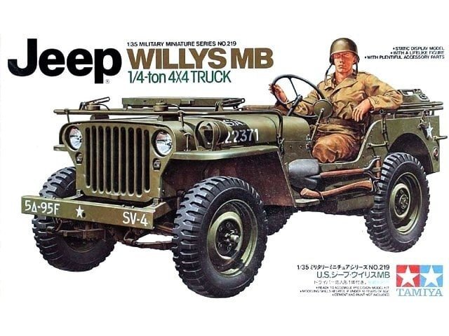 Tamiya 35219 Jeep Willys MB. 1/4-Ton Truck 1/35