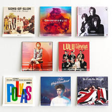 8 Pack Vinyl Record Wall Mount Shelves, 12" Vinyl Holder for Album Record Storag
