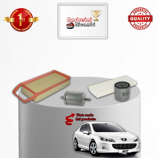 Wartungsset 4 Filter Peugeot 407 3.0 155KW 211PS Ab 2004-image