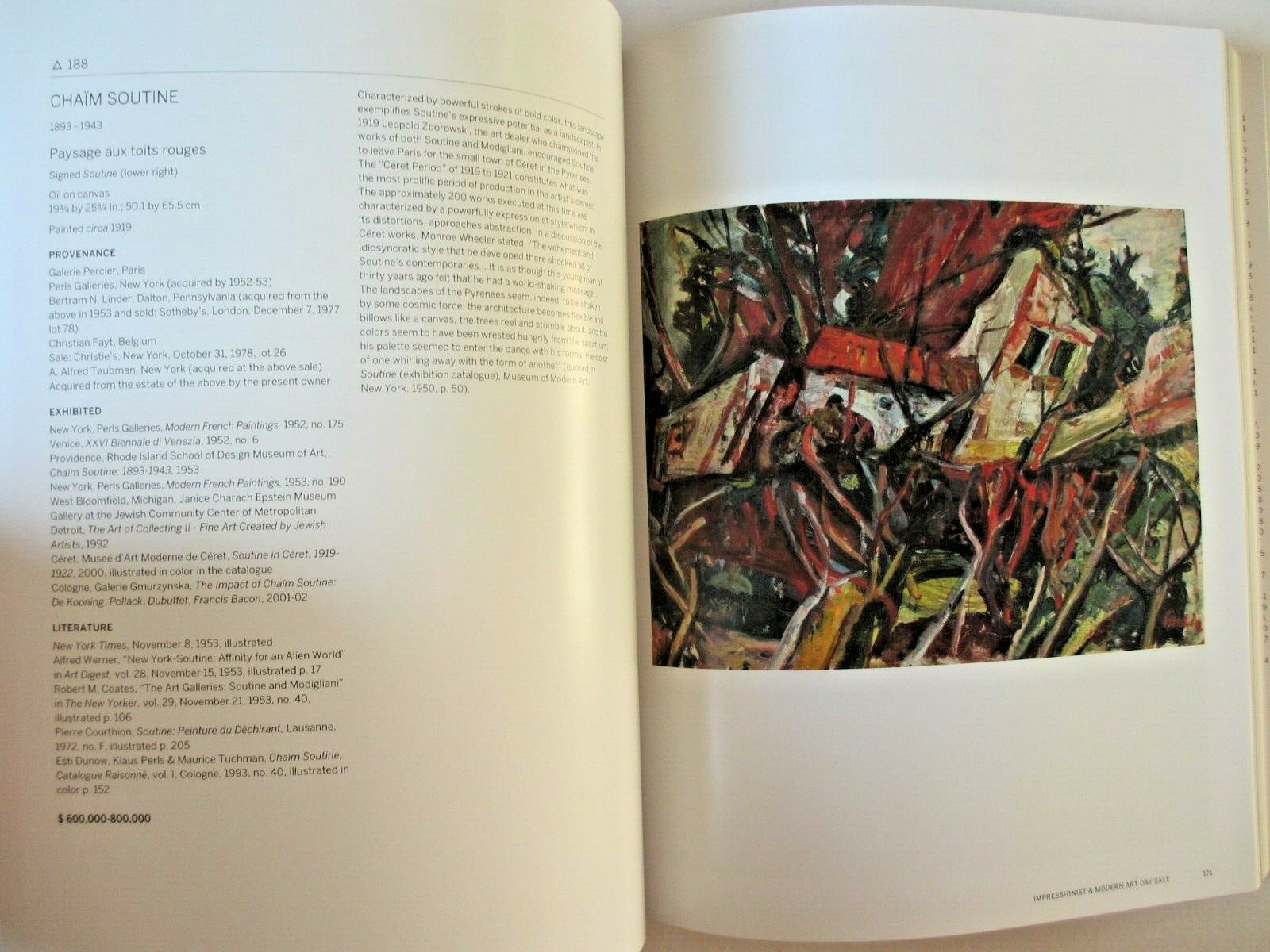 Impressionist & Modern Art. Day Sale. Sotheby's, New York, 15 November, 2016