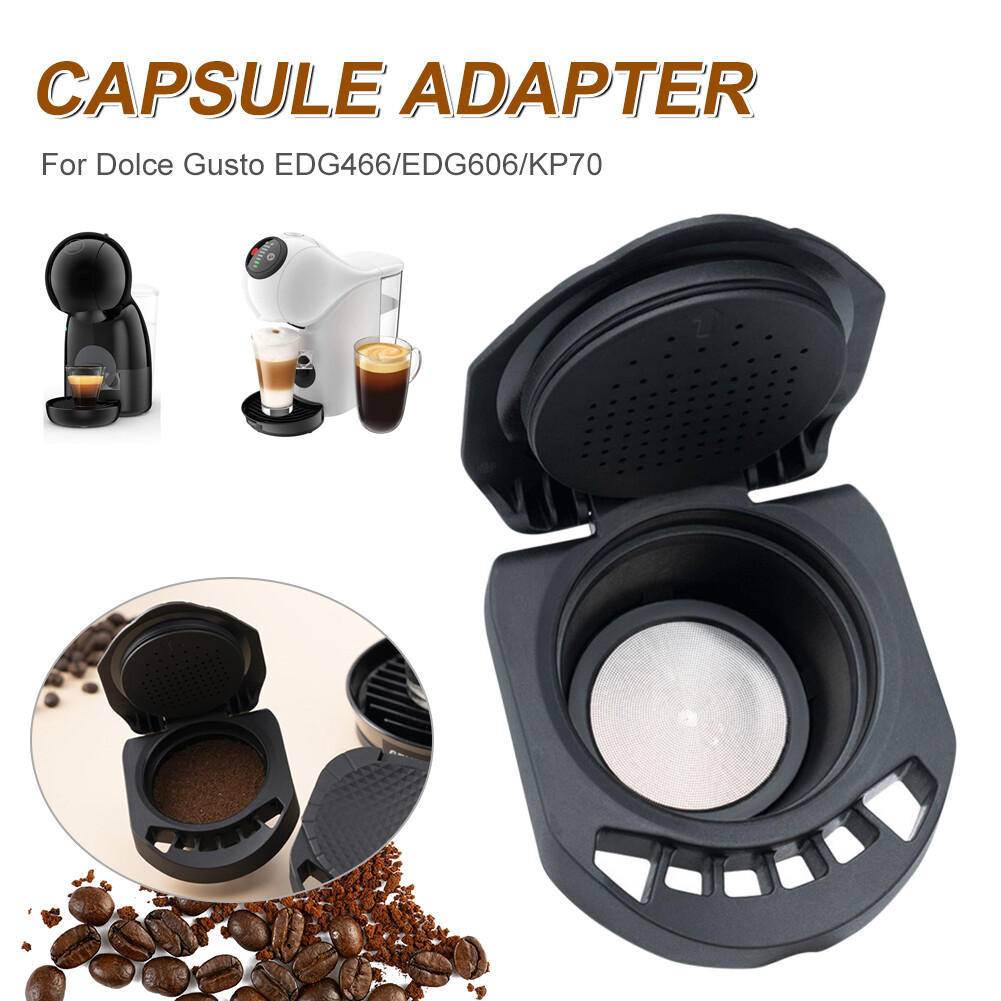 Reusable Capsule Adapter for Dolce Gusto EDG466/EDG606/KP70 Coffee