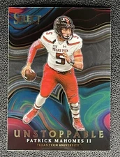 2022 Select Draft Picks Patrick Mahomes II Unstoppable Insert #US-PM Texas Tech