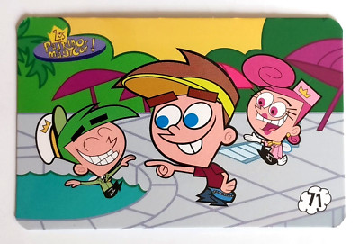 THE FAIRLY ODDPARENTS CARD DKV #071 TIMMY COSMO & WANDA 2022 PERU Nickelodeon