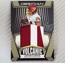 Antonio Gibson RC SP /25 📈 2020 Obsidian Rookie Volcanic Material Yellow #VM-27