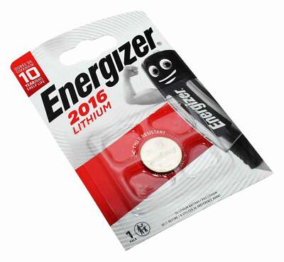 Energizer CR2016 Knopfzelle – 3V Lithium-Batterie