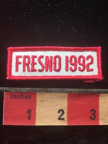 Tab Patch ~ FRESNO 1992 ~ California 73X6