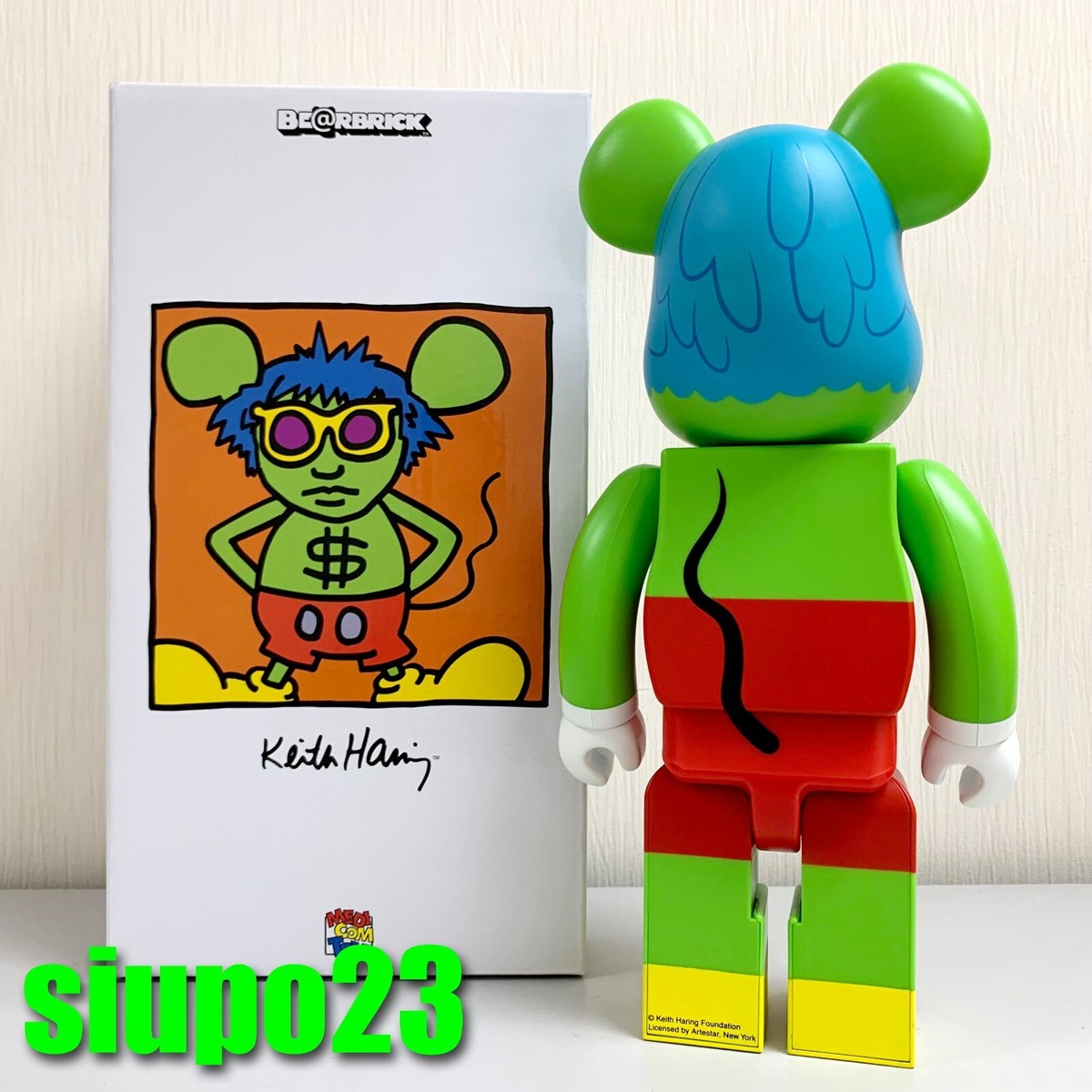 BE@RBRICK KEITH HARING ANDY MOUSE 400%400%