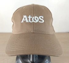 ATOS ADJUSTABLE STRAPBACK BASEBALL HAT/CAP, TAN, DIGITAL/IT/TECH CONSULTING