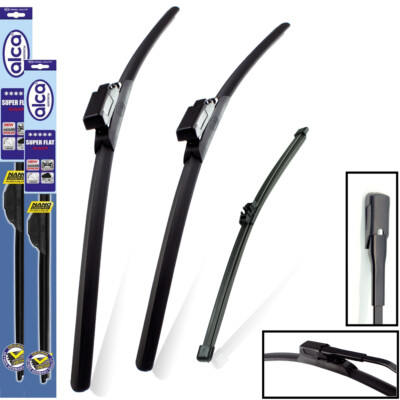 Fits Mercedes GLE 2019-on alca Super Flat Wipers Full Set ASF26''22''TLM 13''Q