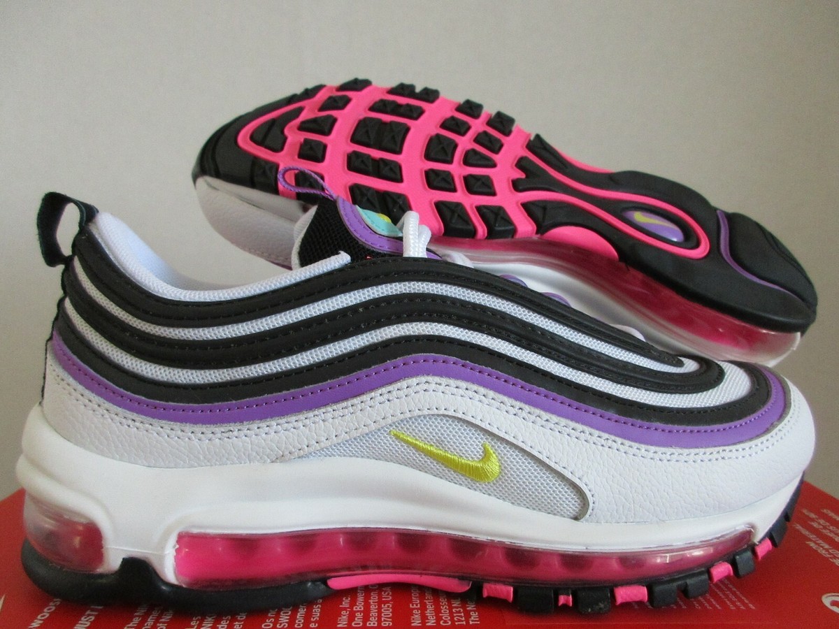 WMNS NIKE AIR MAX 97 WHITE-DYNAMIC YELLOW SZ 6.5 [921733-106