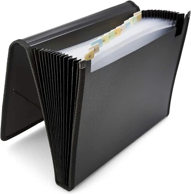 OFFICE POINT A4 Fächermappe mit 12 Fächern | Dokumentenmappe zum Sortieren & Archivieren