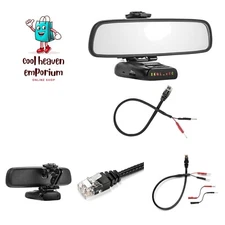 Mirror Mount + Mirror Wire for Uniden Radar Detectors - R1 R3 R4 R7 R8 Extrem...