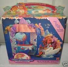  7419 NRFB Vintage Mattel Lady Lovely Locks Sea Magic Salon Playset No Doll 