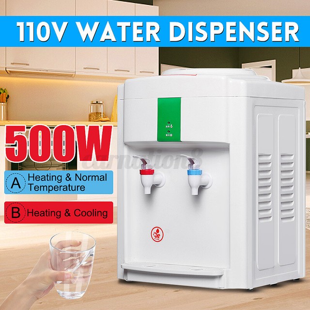 desktop water dispenser hot cold