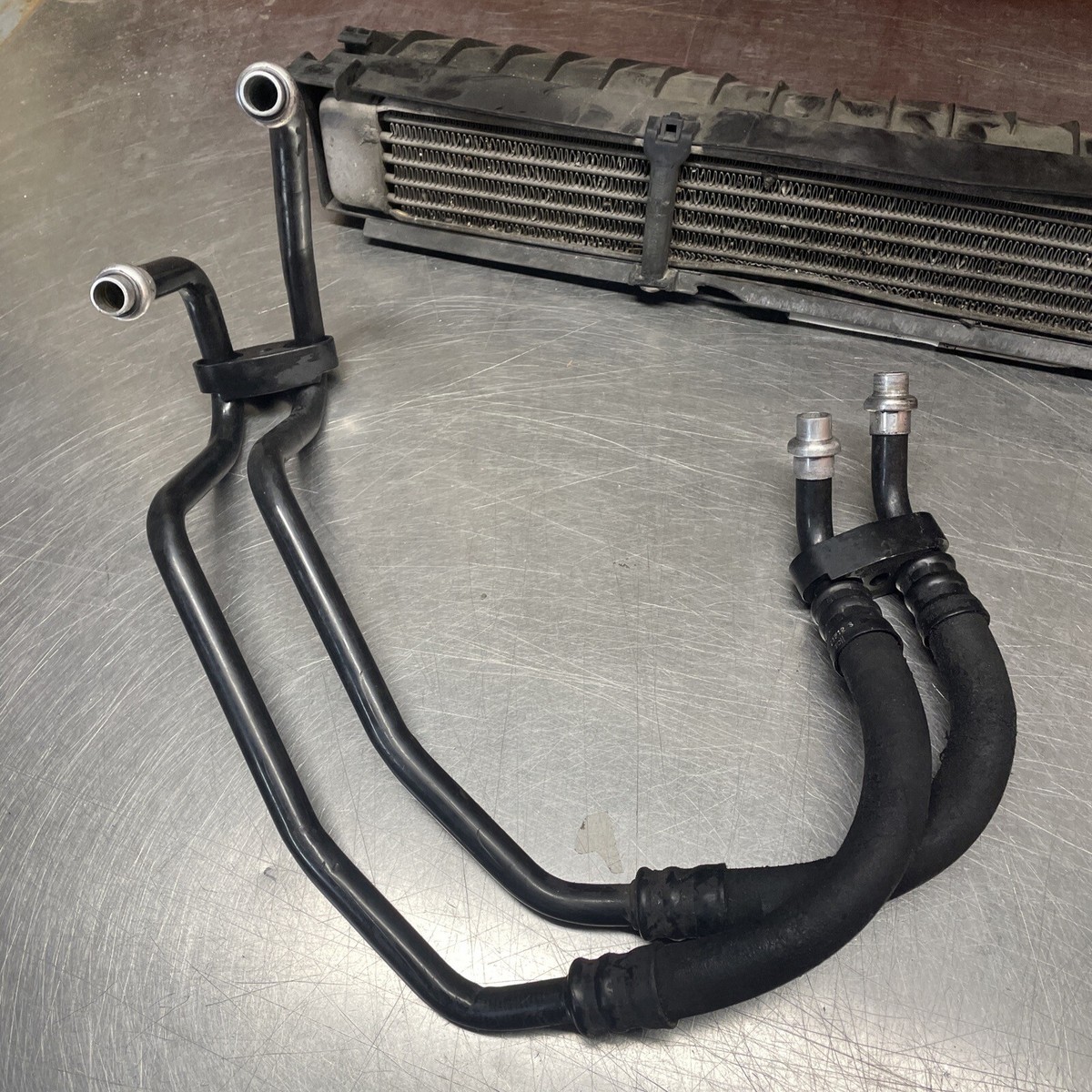 BMW OEM E46 M3 S54 Engine Oil Cooler 2228942 With Oil Cooler Lines 