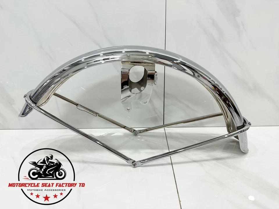 Honda CB750 K2 K6 1972 - 1976 Fits CB450 K5-K7 Mud Guard Front Fender Chrome. — 第 4/4 张图片