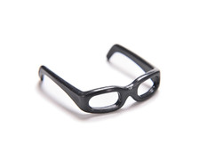 10pcs. Black Glasses-for fashion dolls-for 5.5"-11.5" Dolls, Pets, Ducks, etc.