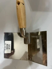 Kraft Tool DW520 Inside Corner Drywall Tool With Wooden Handle