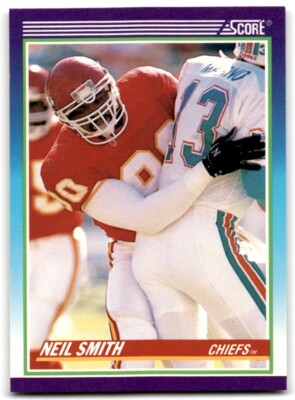 1990 Score Neil Smith Kansas City Chiefs #507