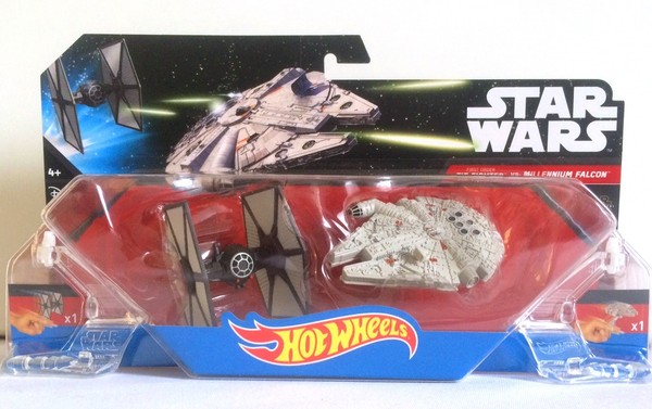 Mattel CGW90 - Hot Wheels Star Wars Tfa - Tie Fighter Vs. Millennium Falcon-image