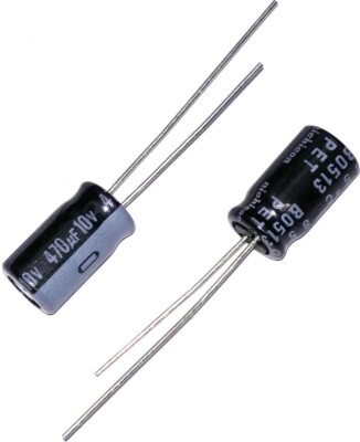 Lot of 5 Nichicon VR Capacitors 470uF 10V 85C PET