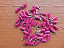 Pkg/100 Thomas & Betts Sta-kon Ring Connector Nylon #8 Bolt 22-18 AWG RA333