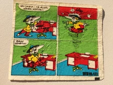 Tipi Tip bubble gum chewing inserts gum wrappers no.435 sticker old Series 80s