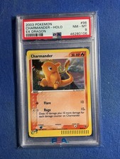 PSA 8 Charmander 2003 Pokemon EX Dragon Holo Secret Rare #98/97 on eBay