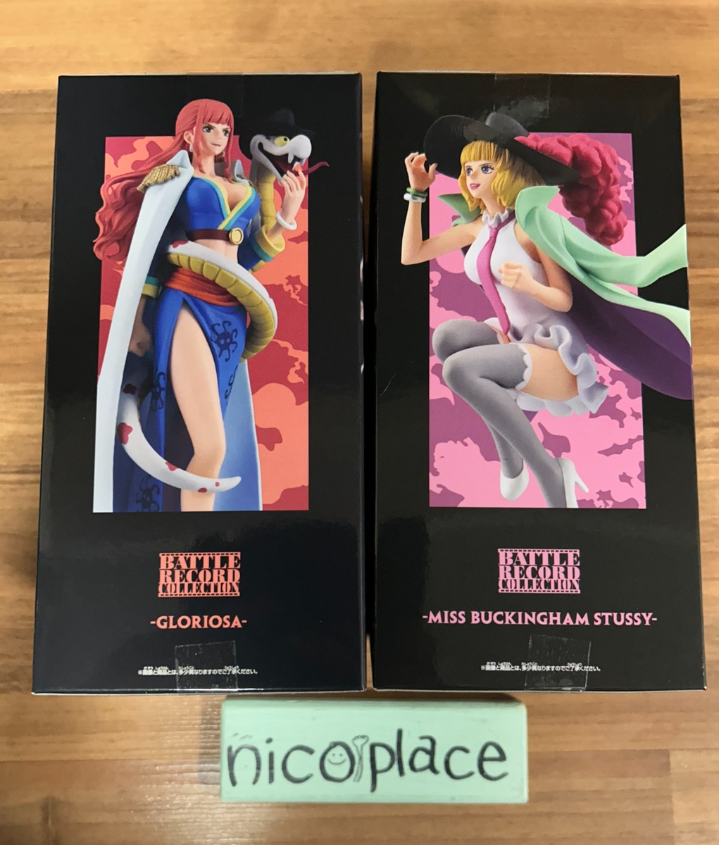 One Piece BATTLE RECORD COLLECTION Gloriosa & Stussy Set U.S Tax