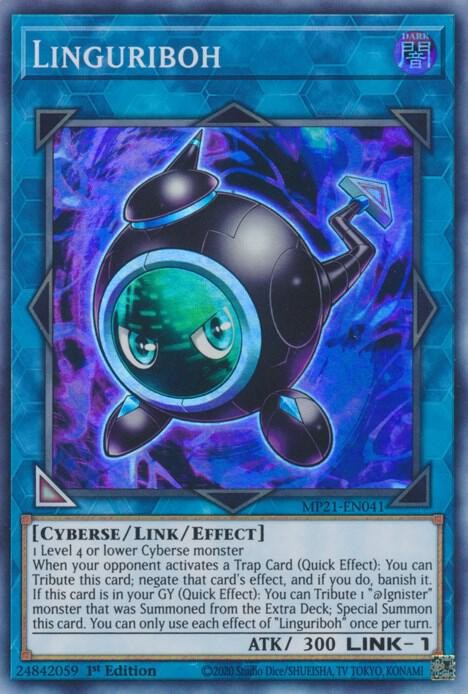 Linguriboh MP21-EN041 SR 2021 Tin of Ancient Battles Yu-Gi-Oh 1st Edition NM/M