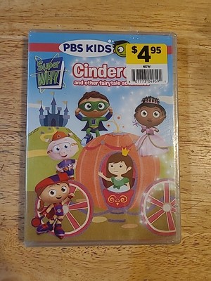 DVD -- SUPER WHY! CINDERELLA other fairytale adventures - PBS KIDS - sealed NEW