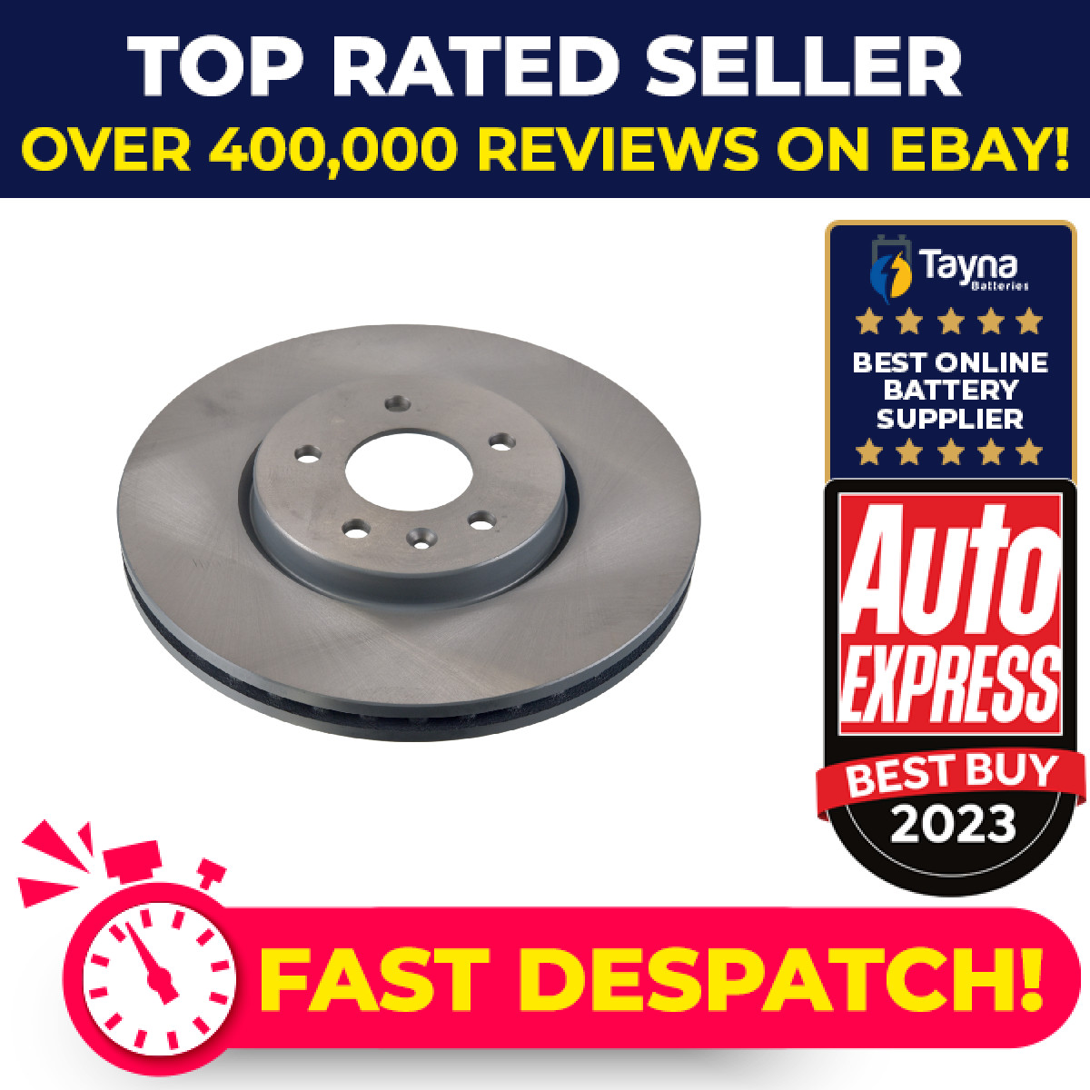 2x Brake Discs Pair Vented fits VAUXHALL INSIGNIA B 1.5 Front 2017 on 321mm Set