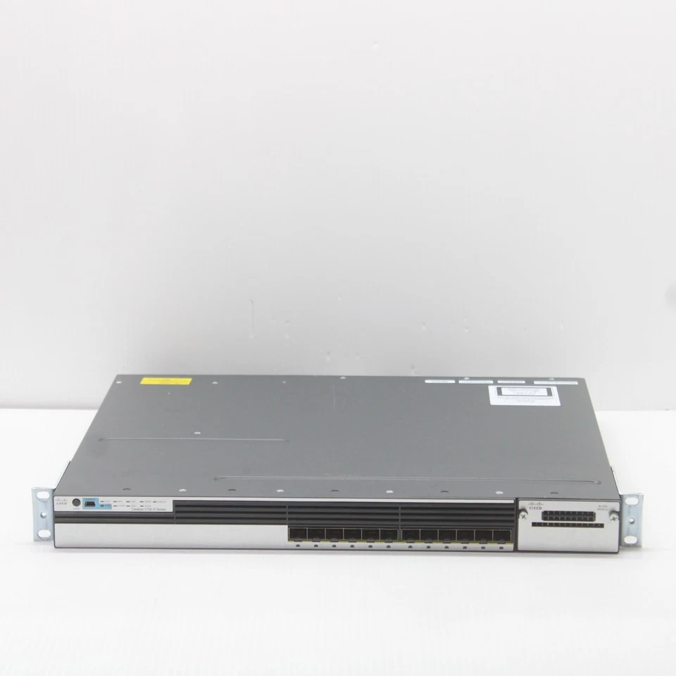 Cisco Catalyst WS C3750X 12S S Ethernet Switch 12 Port 1Gbps Layer 3 - Image 2 of 4