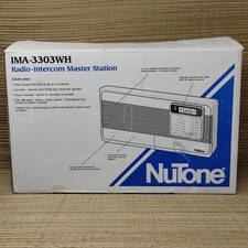 NuTone IMA-3303WH Radio Intercom Master Station IM-3303WH Open Box