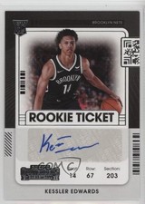 2021-22 Panini Contenders Rookie Ticket Kessler Edwards #146 Auto 10y3