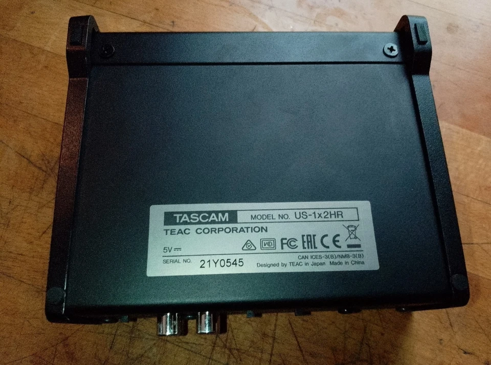 Audio-Interface Tascam Us-1x2HR 2 In/2 USB Interface Midi OVP - Bild 4 von 4