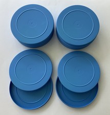 10 -  NEW  SUPER 8 OR 8mm 400' CANS  PLASTIC       BLUE 