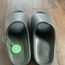 adidas Men's Black Comfort Slide Sandals Rubber Slip On Outdoor Casual Summer