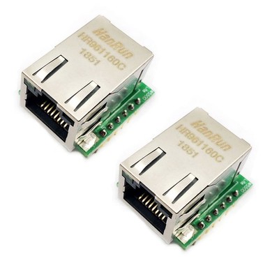 FainWan 2PCS USR-ES1 W5500 Chip New SPI to LAN Ethernet Converter TCP/IP Modu...