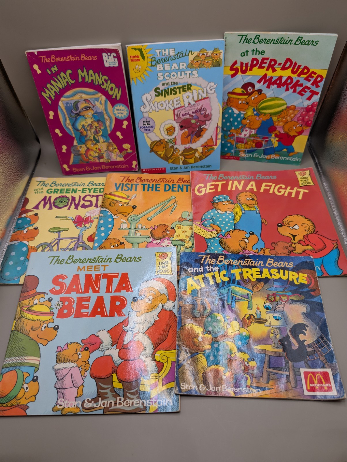 The Berenstain Bears Vintage 80s/90s Book Lot Of 8