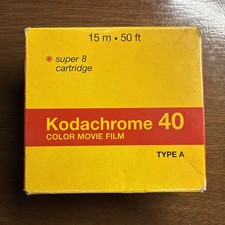 KODAK Kodachrome 40 8mm Super 8 Color Movie Film KMA 464 Type A Expired NOS