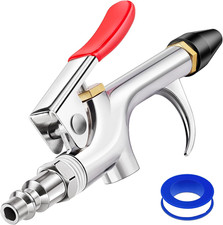 4Pcs Air Blow Gun Kit, 2-Way Connection Air Nozzle Blow Gun with 1/4 in Standard