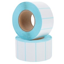  2 Rolls White Self-adhesive Thermal Paper Printerpaper Label Postal Mailing