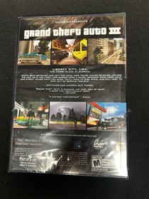 GRAND THEFT AUTO III PLAY STATION 2 2001 FACTORY SEALED