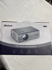 iSinbox 4K Projector WiFi 6, Bluetooth, 25,000 Lumens, 1080P, Auto Focus, 6p
