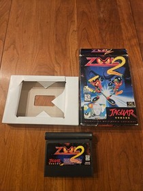 Zool 2 (Atari Jaguar, 1994) Box and Cart - CLEAN!!