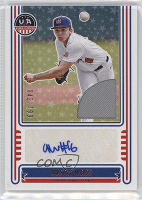 2025 Panini Stars and Stripes /199 Austin Weiss #NTS-AW Auto 0o4t
