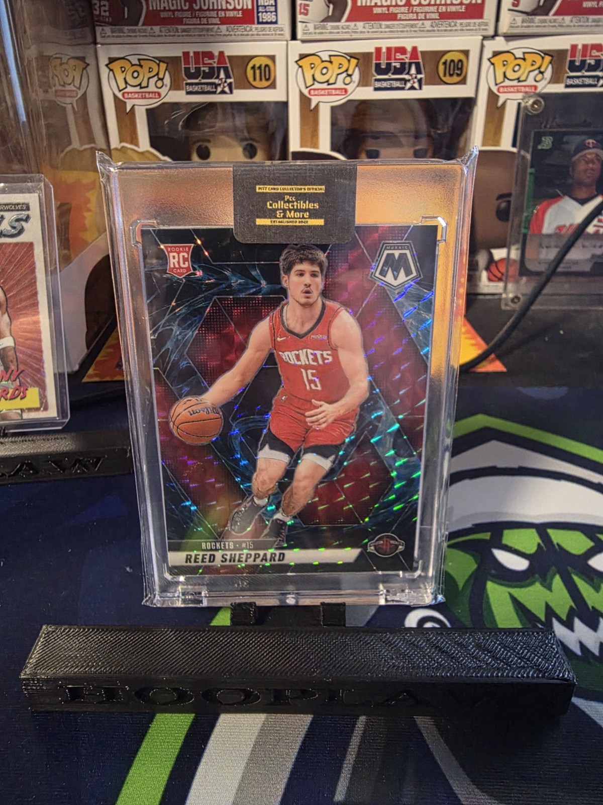 2024-25 Panini Mosaic - Rookies Reed Sheppard #249 Genesis Mosaic Prizm (RC)